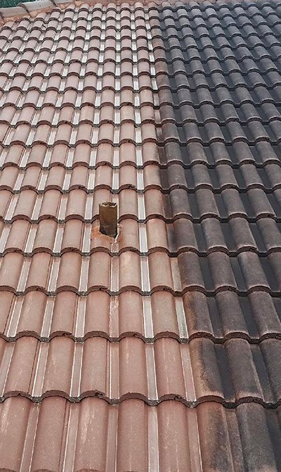 Demoussage de toiture à Gretz Armainvilliers (77220) en Seine-et-Marne (77)