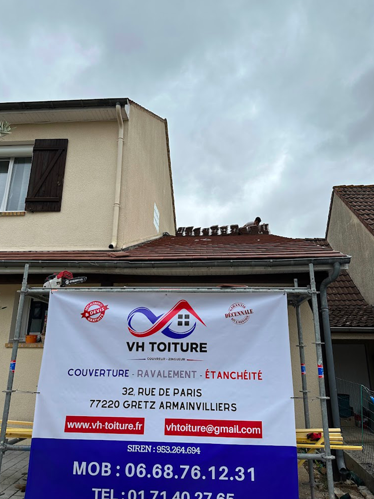 Travaux de couverture à Gretz-Armainvilliers (77220)